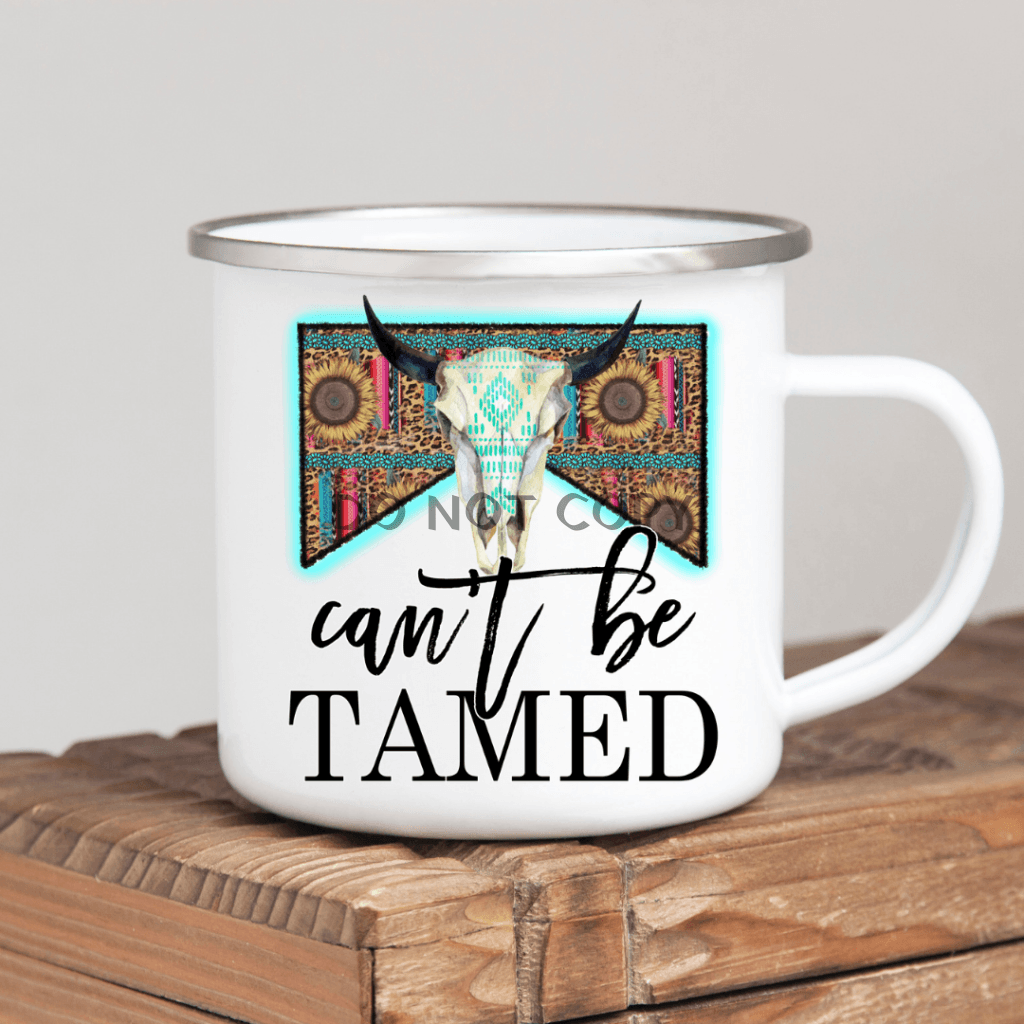 Cant Be Tamed Enamel Mug Mug