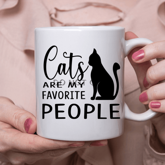 Cats Are My Favorite Ceramic Mug 11Oz Mug