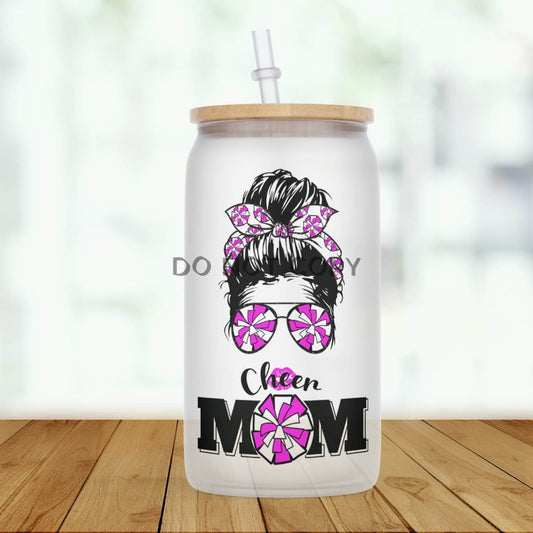 Cheer Mom Glass Can