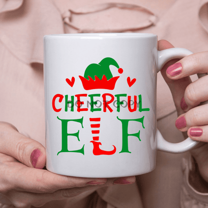 Cheerful Elf Ceramic Mug 11Oz Mug