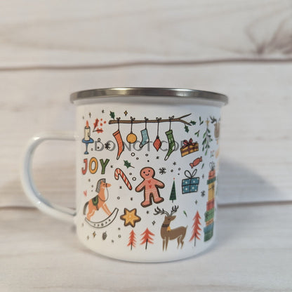 Christmas Doodles Mug