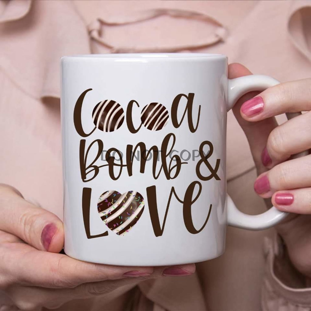 Cocoa Bomb & Love Ceramic Mug 11Oz Mug