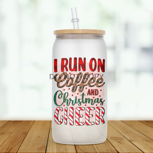 Coffee & Christmas Cheer Glass Can