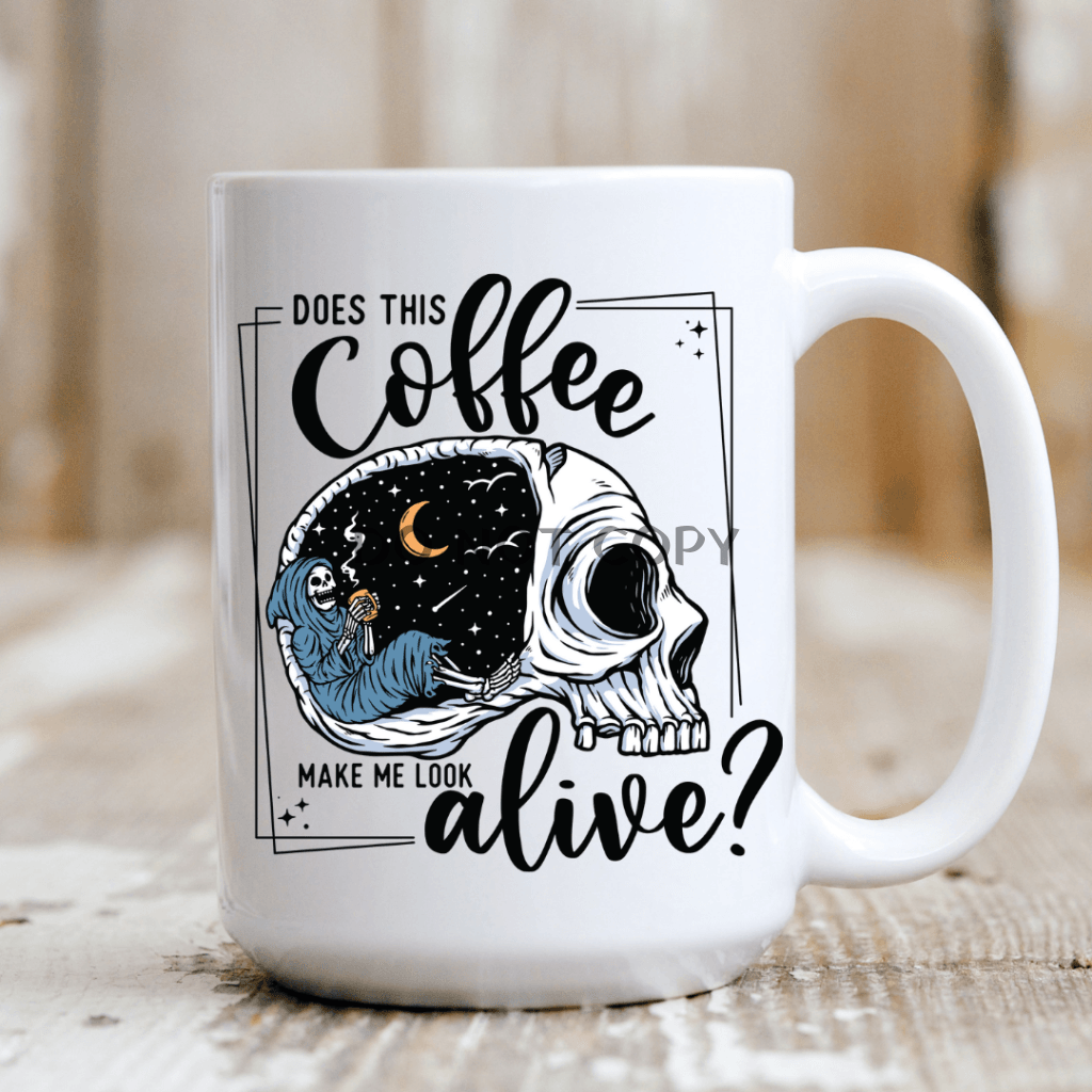 Coffee Make Me Alive Ceramic Mug 15Oz Mug