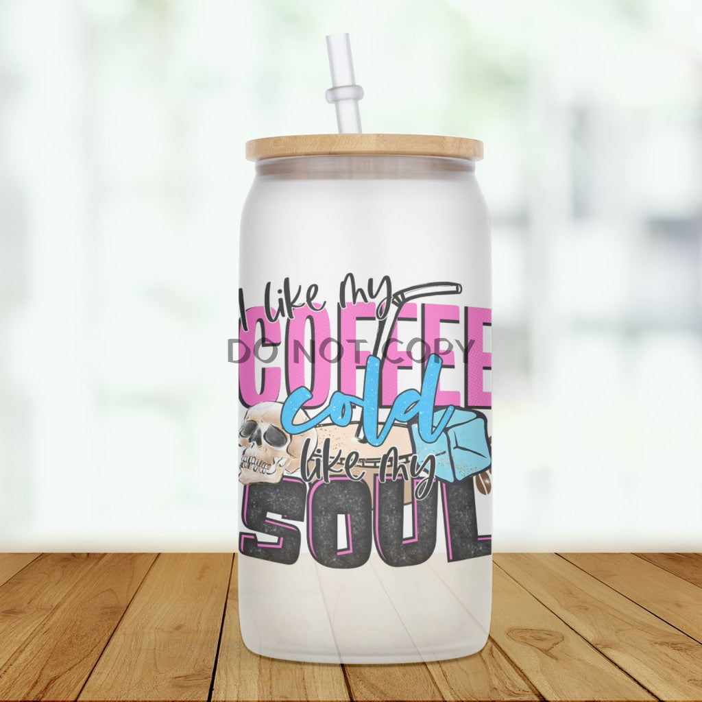 Cold Coffee Soul Glass Can