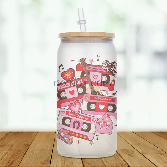 Country Love Glass Can