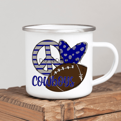 Cowboys 1 Enamel Mug Mug