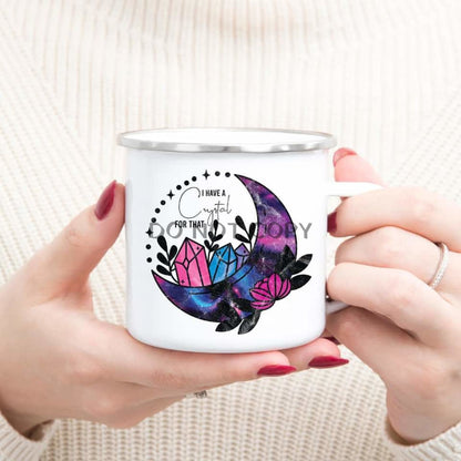 Crystal For That Moon Enamel Mug Mug