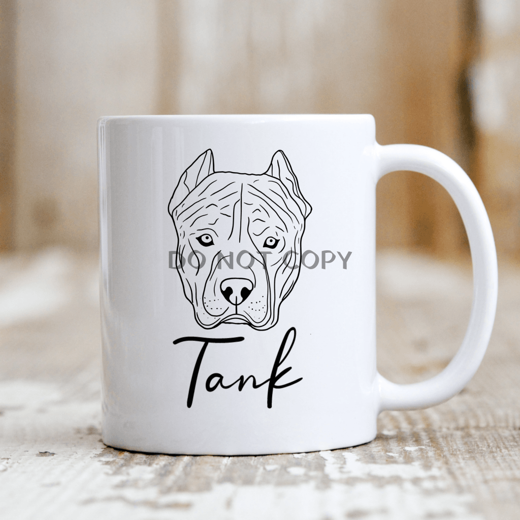 Custom Dog Breed (1 Dog) Ceramic Mug 11Oz / Name Mug