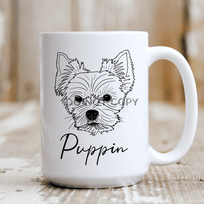 Custom Dog Breed (2 Dogs) Ceramic Mug 15Oz / Name Mug