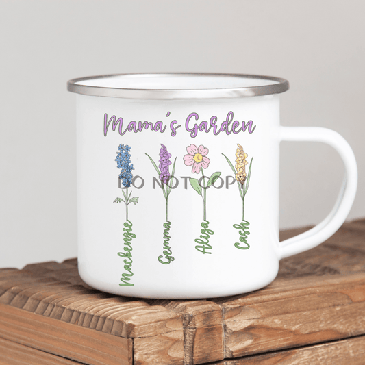 Custom Mamas Garden With Names Mug