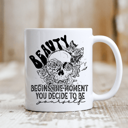 Decide To Be Yourself Mug