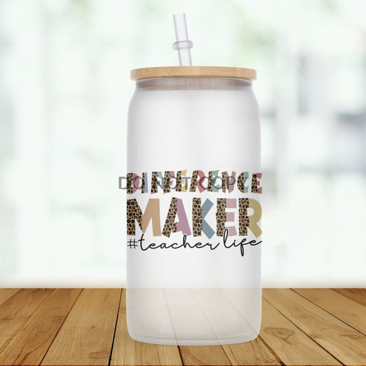 Difference Maker Glass Can