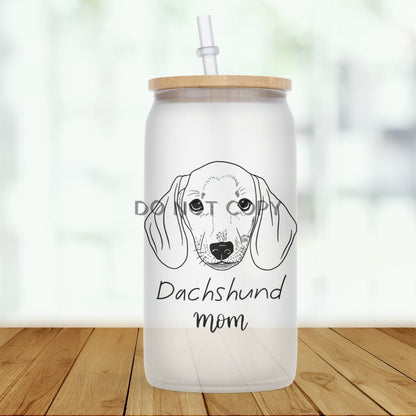 Dog Breed Glass(1 Dog) Glass Can