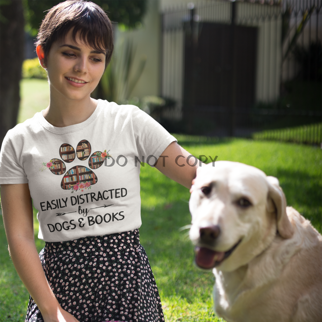 Dogs & Books Shirts Tops