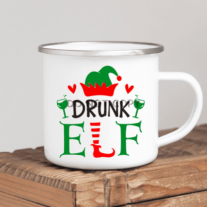 Drunk Elf Enamel Mug Mug