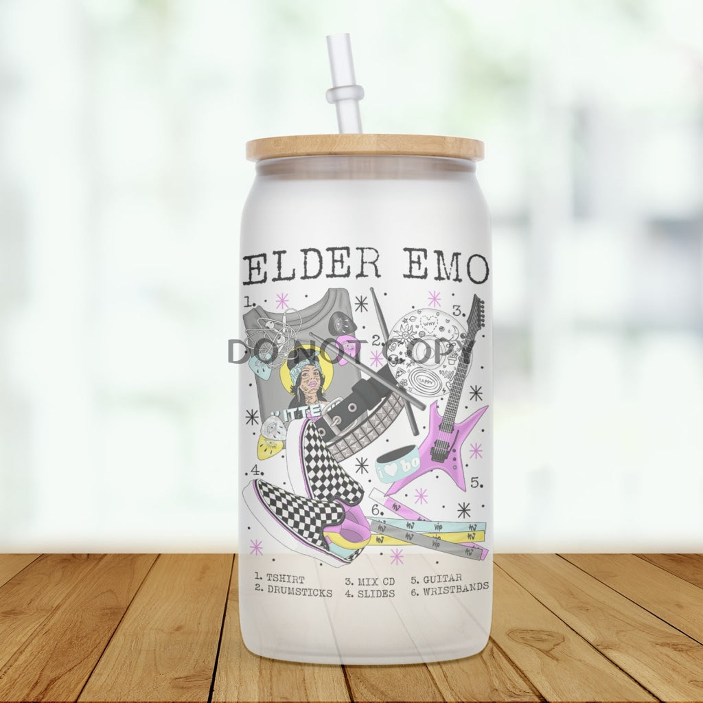 Elder Emo Vans Glass Can