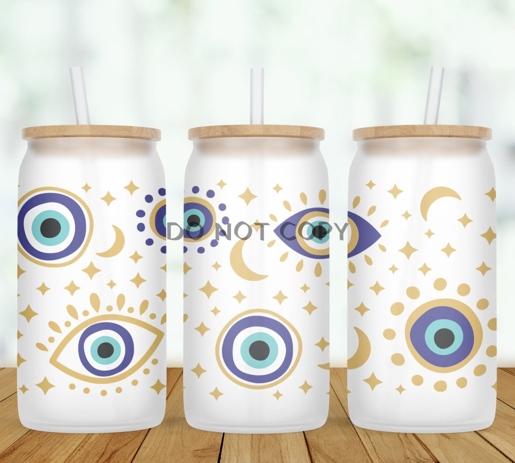 Evil Eye Glass Can