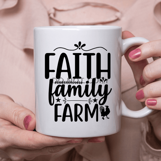 Faith Family Farm Ceramic Mug 11Oz Mug