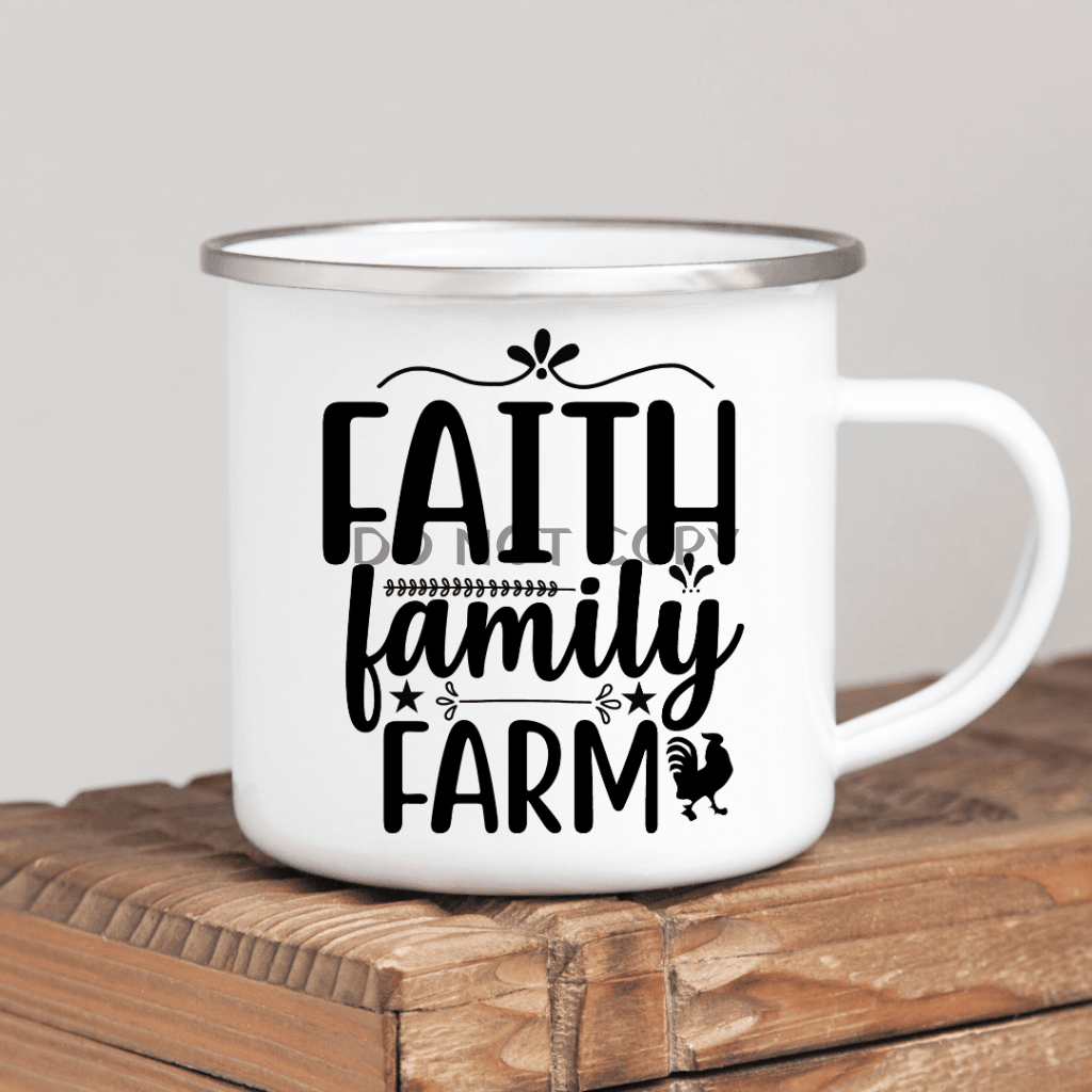 Faith Family Farm Enamel Mug Mug