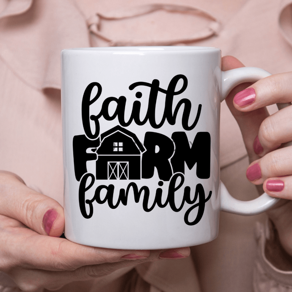 Faith Farm Family Ceramic Mug 11Oz Mug