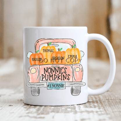 Fall Truck Pumpkins Mug