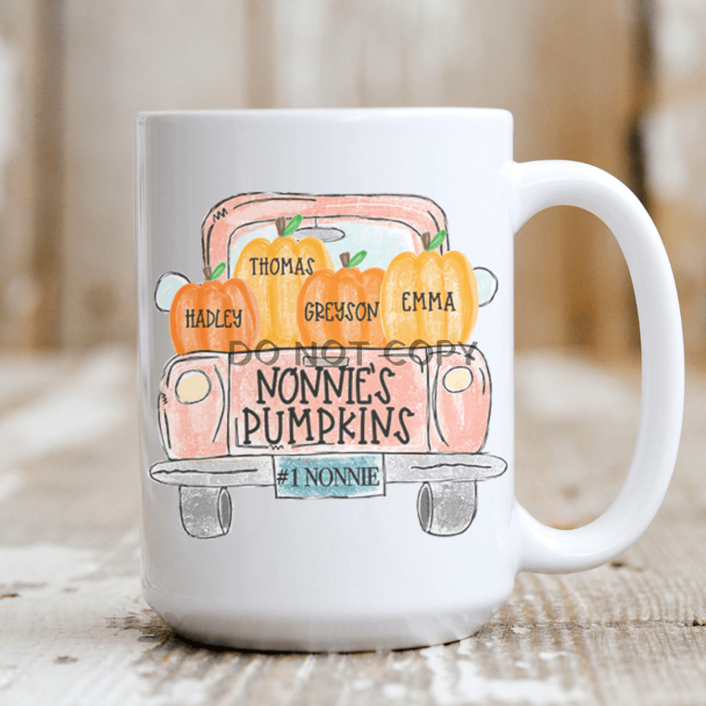 Fall Truck Pumpkins Mug