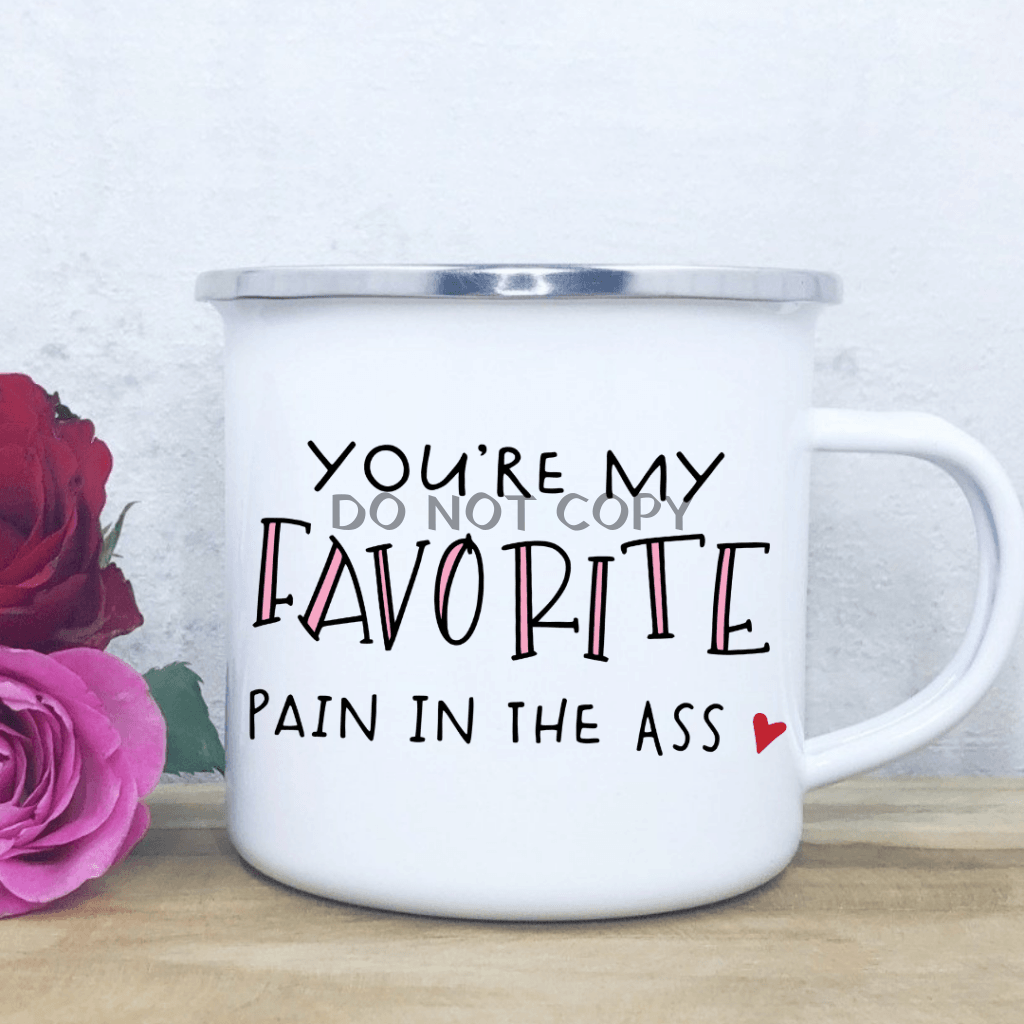 Favorite Pain Enamel Mug Mug