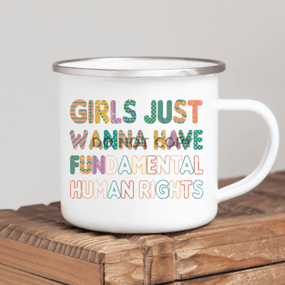 Fundamental Rights Enamel Mug Mug