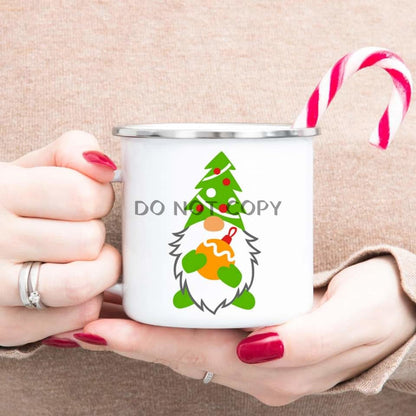 Gnome Ornament Enamel Mug Mug