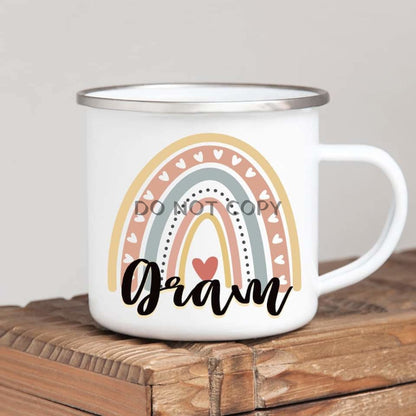 Gram Rainbow Enamel Mug Mug