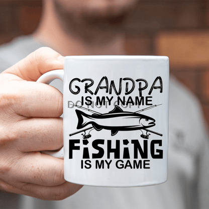 Grandpa Fishing Ceramic Mug 11Oz Mug