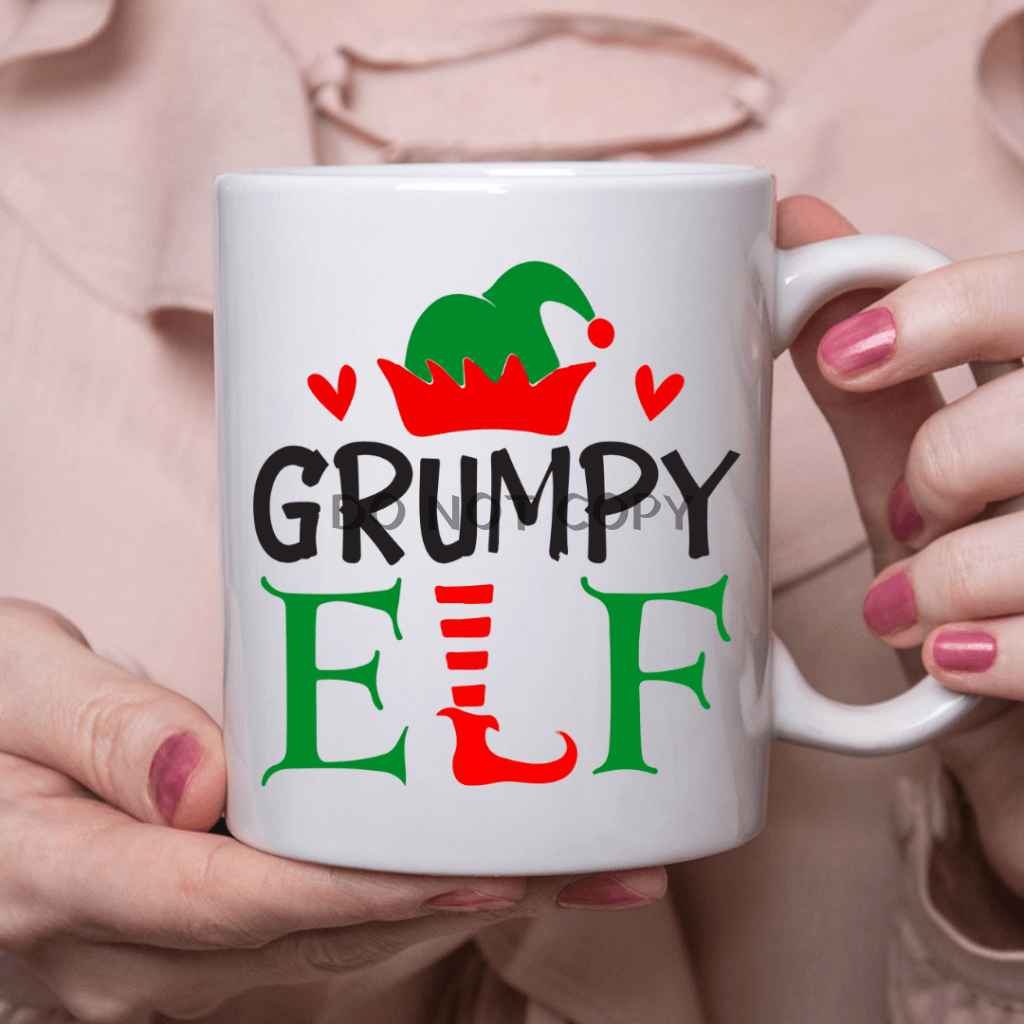 Grumpy Elf Ceramic Mug 11Oz Mug