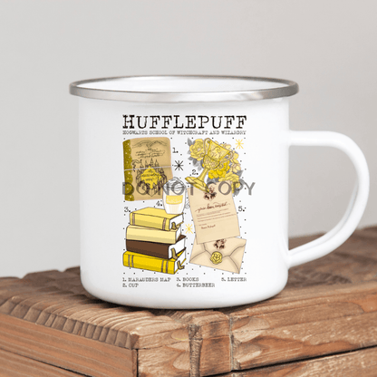 Hp H House Enamel Mug Mug