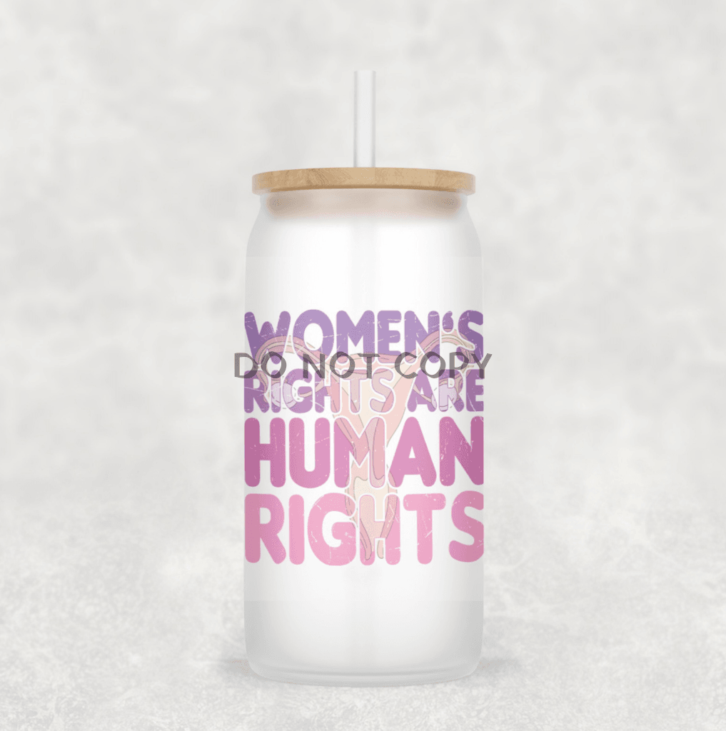 Human Rights Glass Can