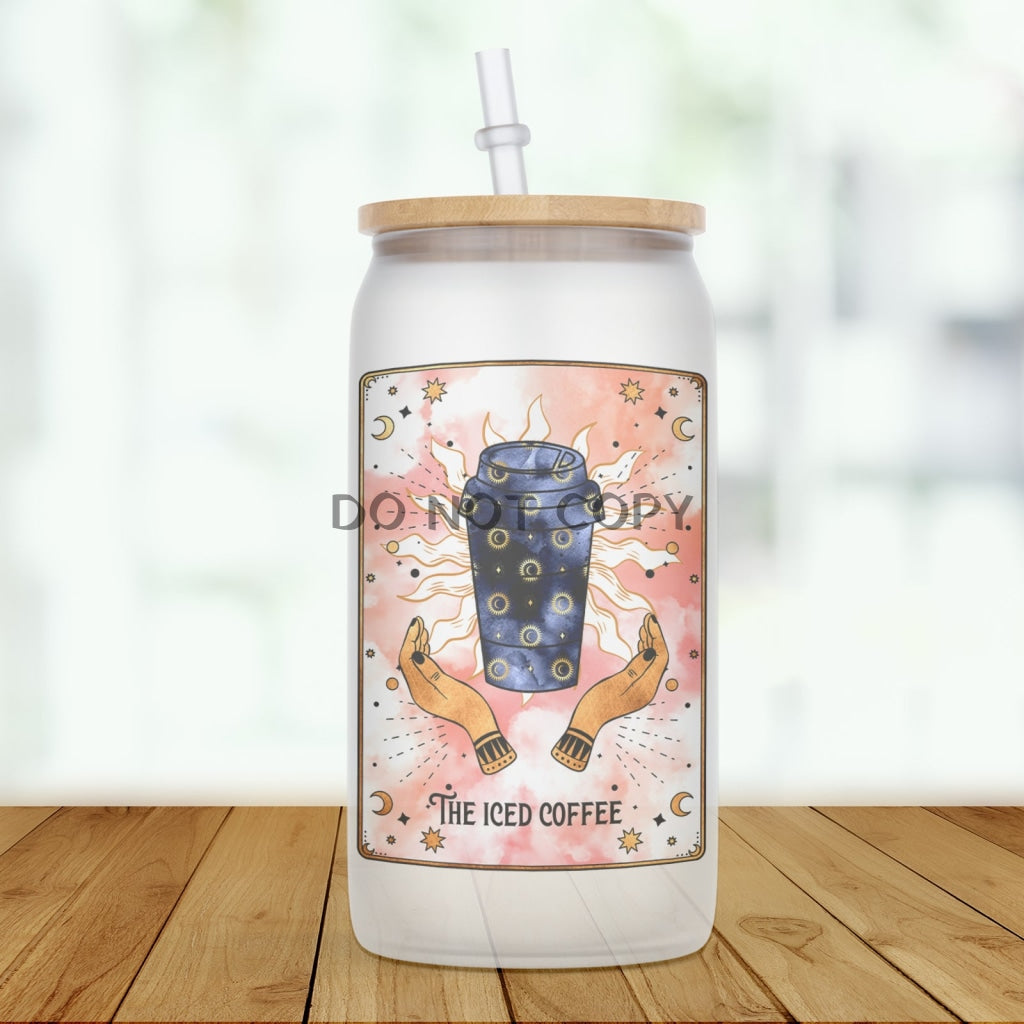 Iced Coffee Tarot Glass Can