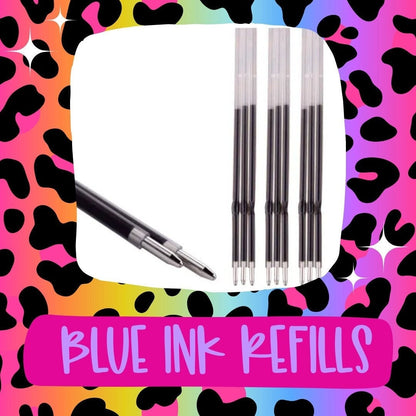 Beaded Pen Supplies: Blue Ink Refills for Beaded Pens