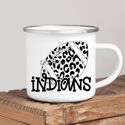 Indians 1 Enamel Mug Mug