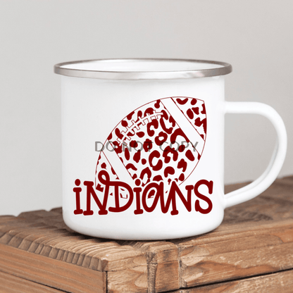 Indians 2 Enamel Mug Mug