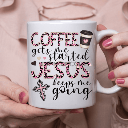 Jesus Keeps Me Going Ceramic Mug 11Oz Mug