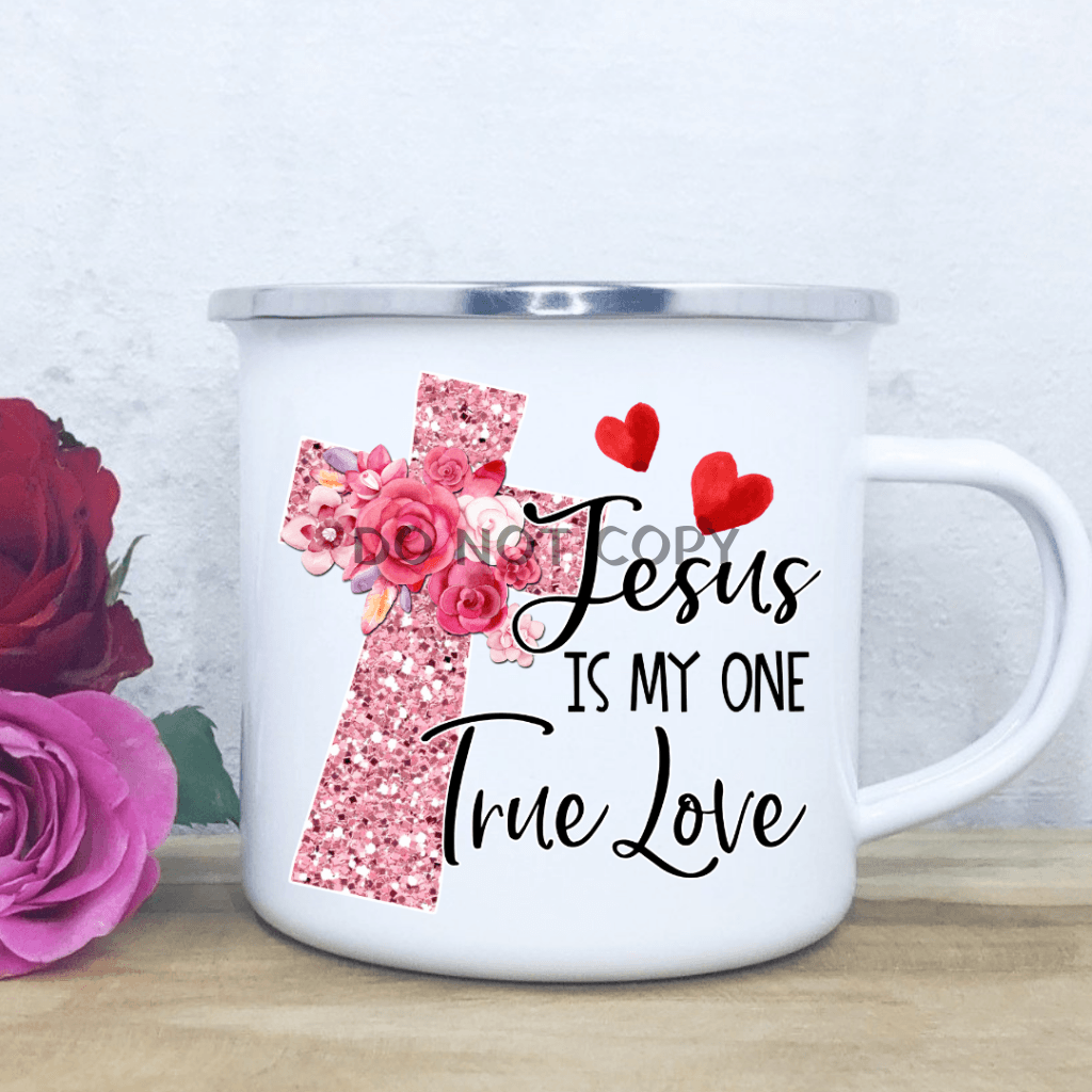 Jesus True Love Enamel Mug Mug