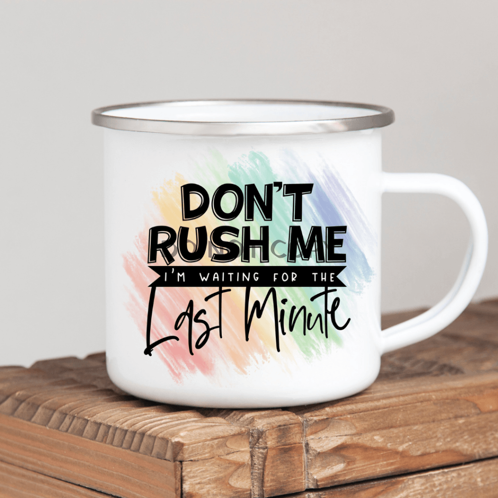 Last Minute Enamel Mug Mug