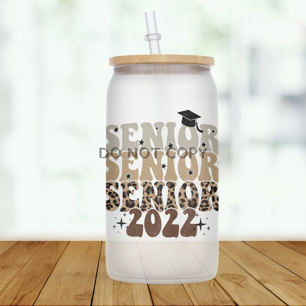 Leopard Senior 2022 Glass Can