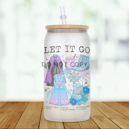 Let It Go Glass Can