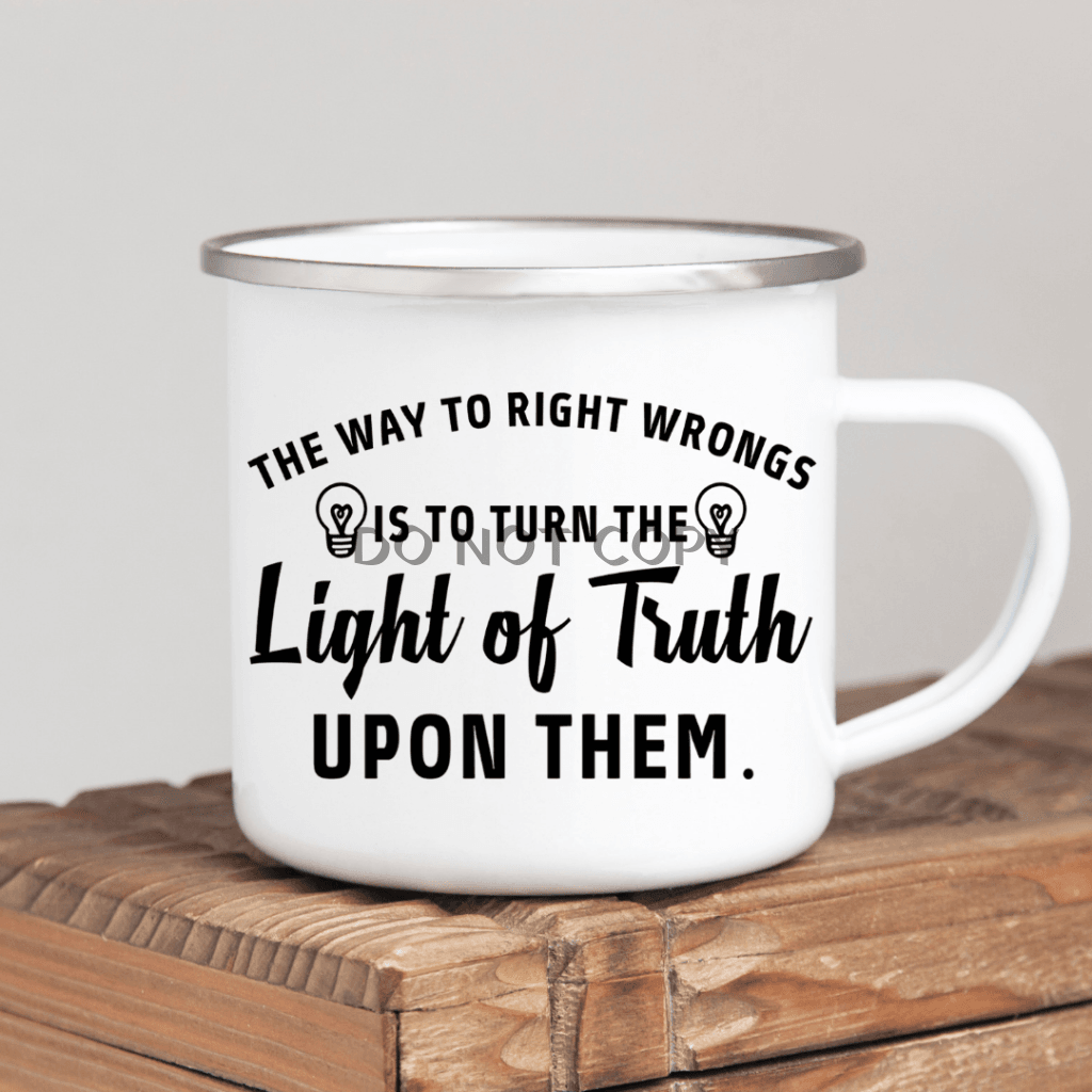 Light Of Truth Enamel Mug Mug