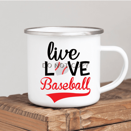Live Love Baseball Mug