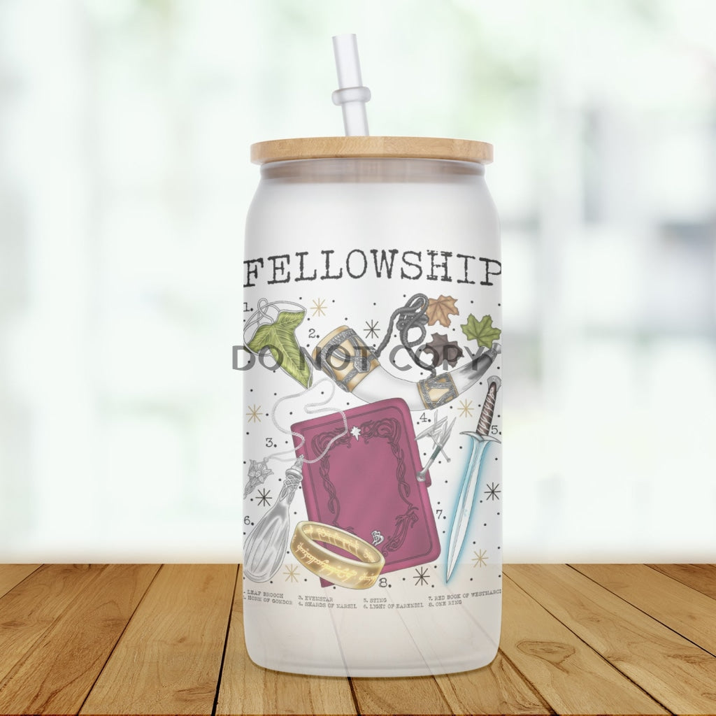 Lotr Fellowship Glass Can