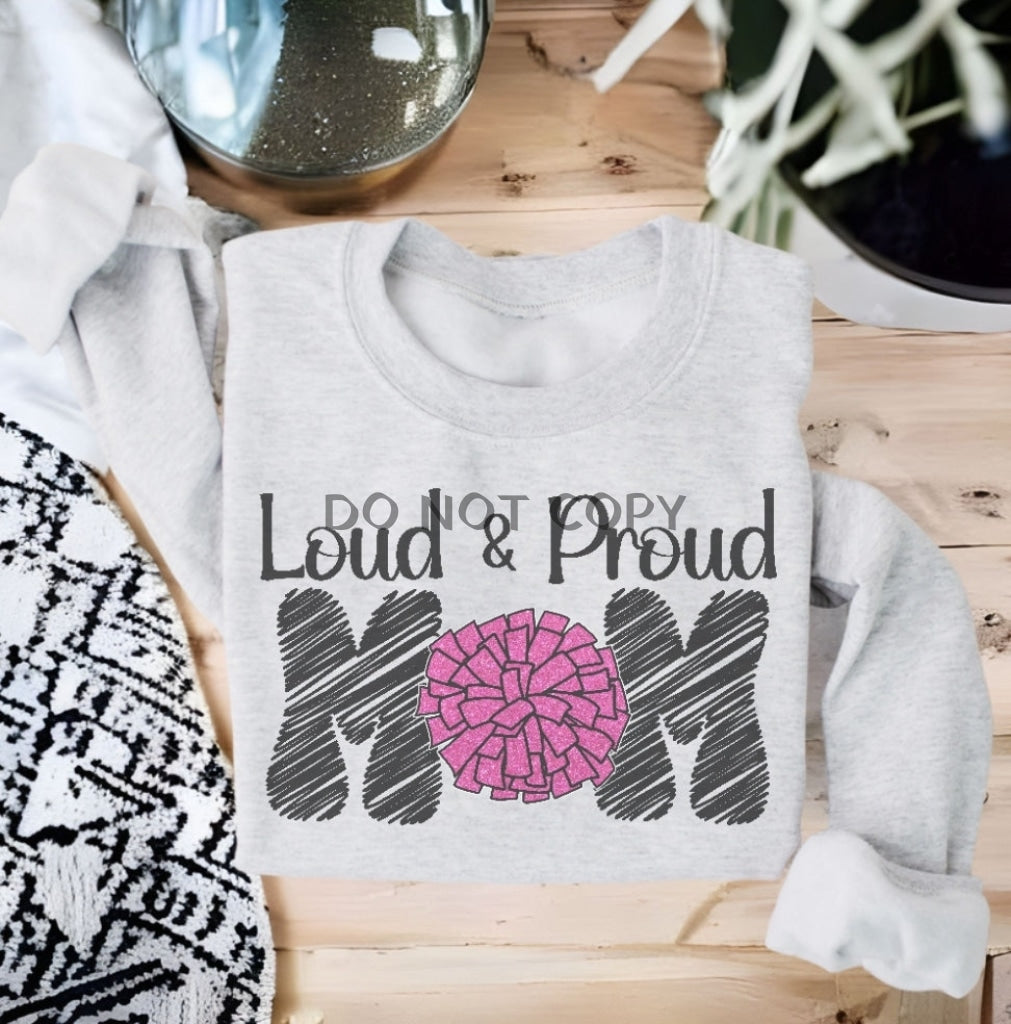 Loud & Proud Cheer Mom Shirts Tops