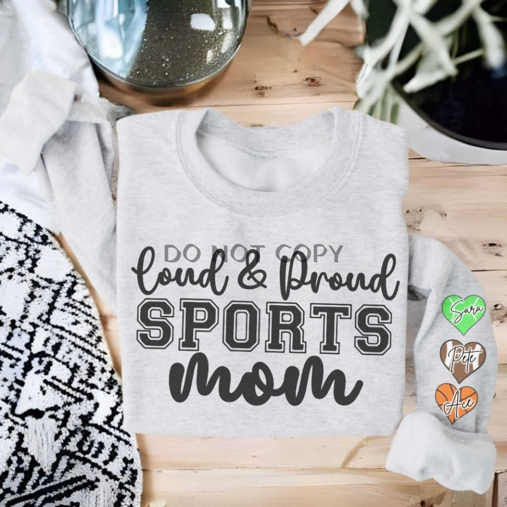 Loud & Proud Sports Mama Shirts Tops