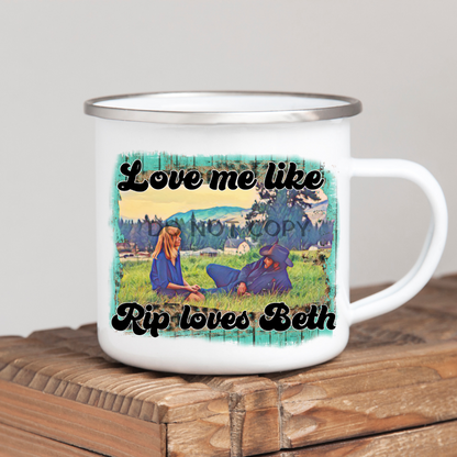 Love Me Like Enamel Mug Mug